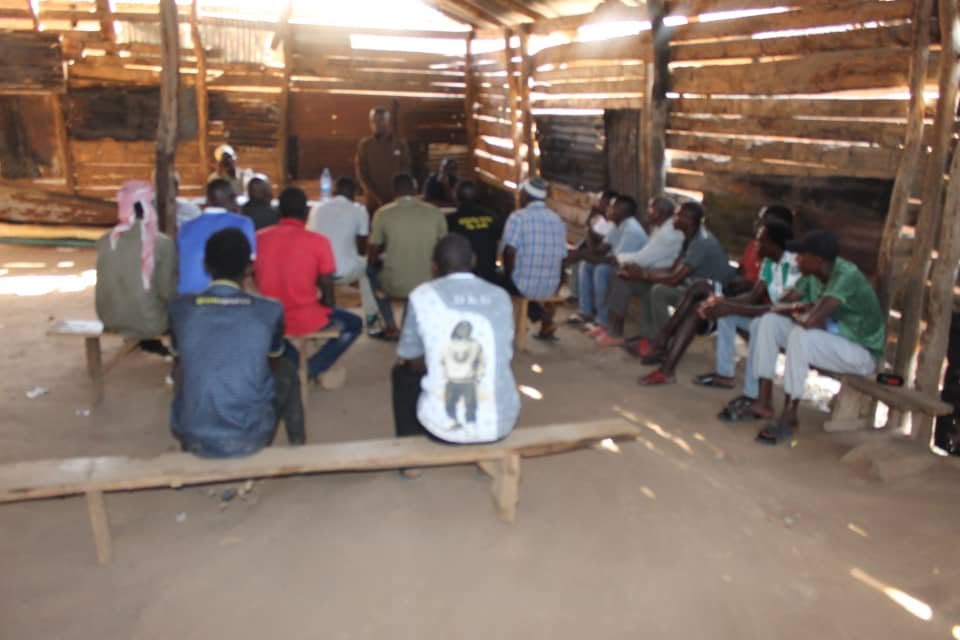 Beekeepers attending a QVC Africa training session